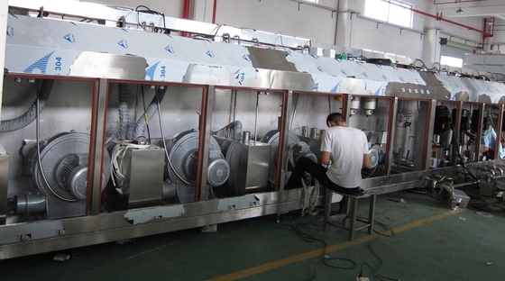 Micro-ondas industrial de aço inoxidável da circulação de ar quente dos fornos de túnel para a esterilização